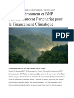 Communiqué de Presse Extérieur Cop23