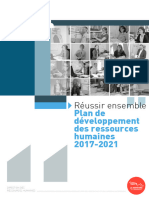 Plan de Developpements Des RH 2017-2021