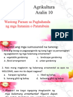 AGRI Aralin10 Wastong Paraan NG Paghahanda NG Mga Itatanim