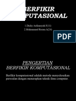 Presentasi Berpikir Komputasional Modul Ajar Informatika