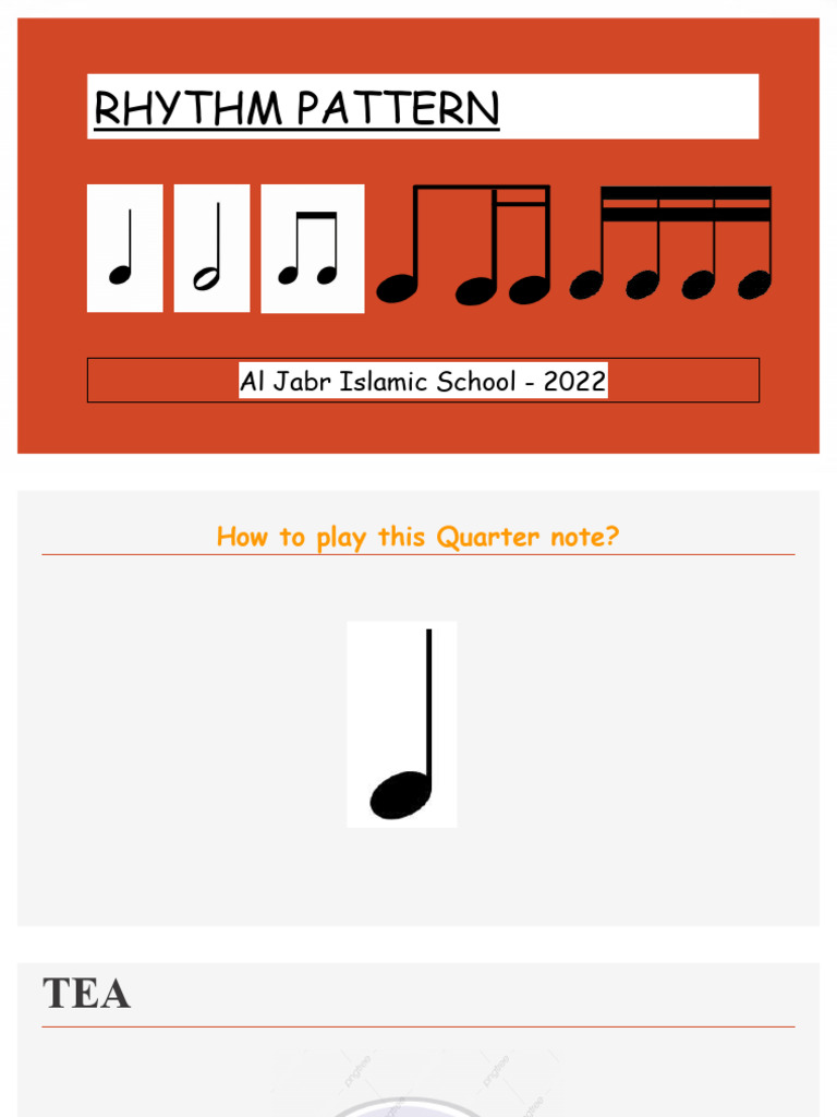 Rhythm Pattern Grade 3 | PDF