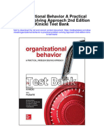 Organizational Behavior A Practical Problem Solving Approach 2nd Edition Kinicki Test Bank