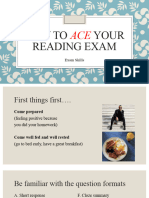 How To Ace Your Reading Exam F4