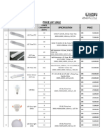 PRICE LISt