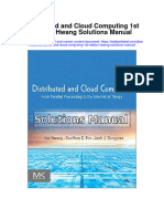 Distributed and Cloud Computing 1st Edition Hwang Solutions Manual