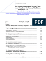 Solution Manual For Strategic Management Text and Cases 10th Edition Gregory Dess Gerry Mcnamara Alan Eisner Seung Hyun Lee