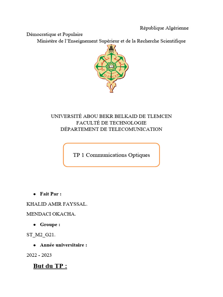 Compte Rendu Des TP 1-2-3-4 - TS942 | PDF