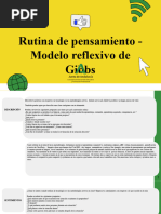 Copia de Rutina de Pensamiento - Práctica Reflexiva Modelo de Gibbs - Tarea 1