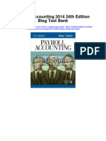 Payroll Accounting 2014 24th Edition Bieg Test Bank