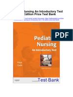 Pediatric Nursing An Introductory Text 11th Edition Price Test Bank