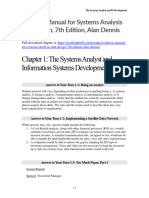 Solution Manual For Systems Analysis and Design 7th Edition Alan Dennis