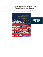 Introduction to Criminal Justice 14th Edition Siegel Solutions Manual