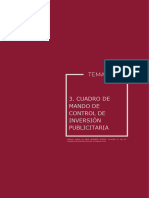 Tema 3. CUADRO MANDO INVERSION PUBLICITARIA