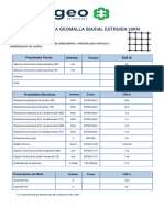 Ficha Técnica Geomalla Biaxial 20KN - Corporación Geo Extruplast