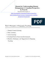 Solution Manual For Understanding Human Resources Management A Canadian Perspective by Peacock