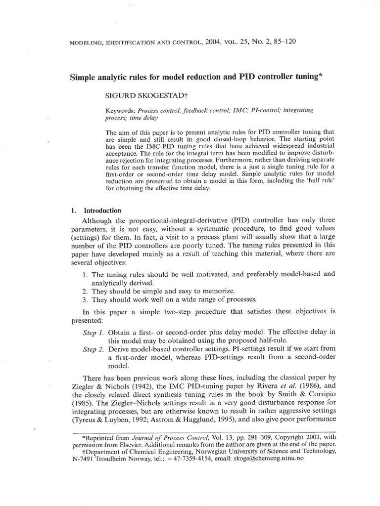 Simple analytic Method | PDF