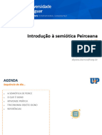 DG2SPV Aula 05. Introdução À Semiótica Peirceana