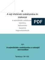 8.1. A Sejtmukodes Szabalyozasa