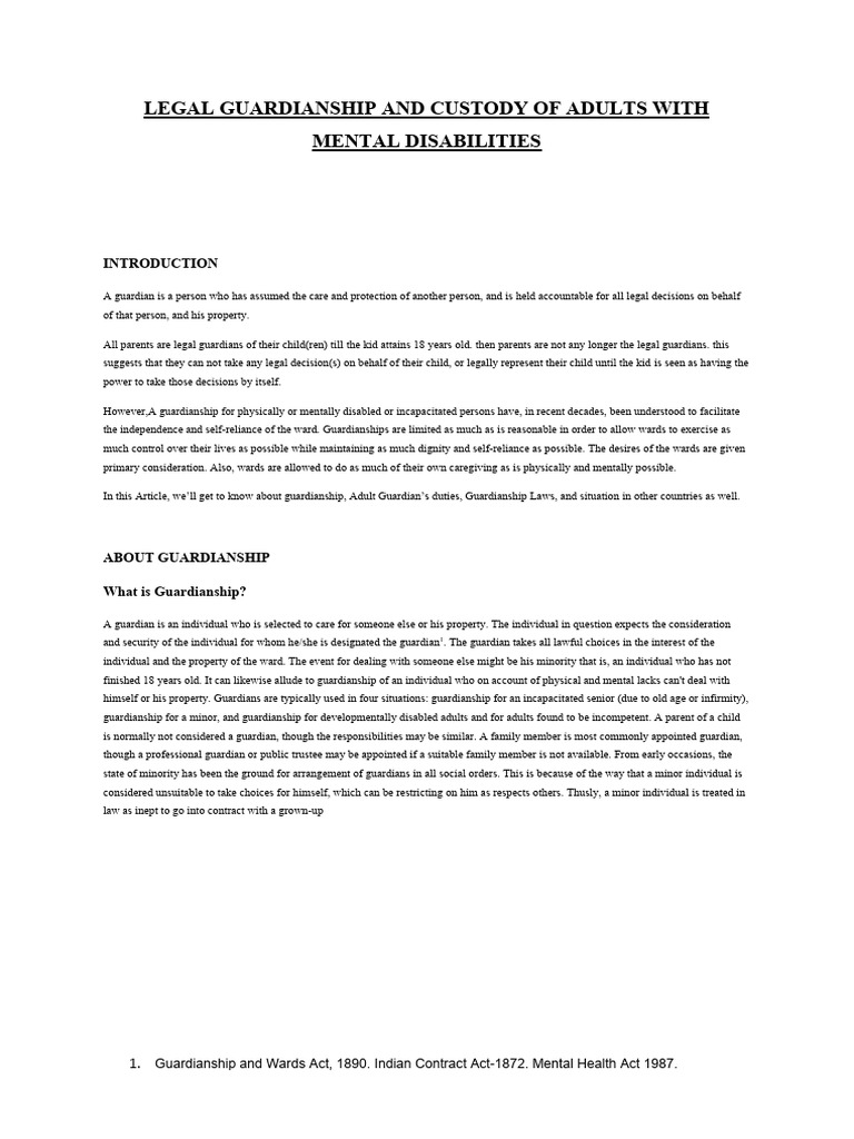 legal-custody-of-adults-pdf-legal-guardian-behavioural-sciences