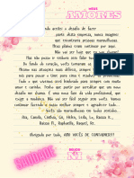 Papel de Carta A4 Aquarela Flores Rosa