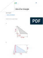 Exercice 7 _ Aire d'un triangle - Mathplace