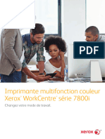 Imprimante Multifonction Couleur Xerox Workcentre Série 7800I