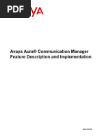 Avaya Aura Communication Manager Feature Description and Implementation - PDF Filenameutf-8avaya20aurac2 6-8-2021