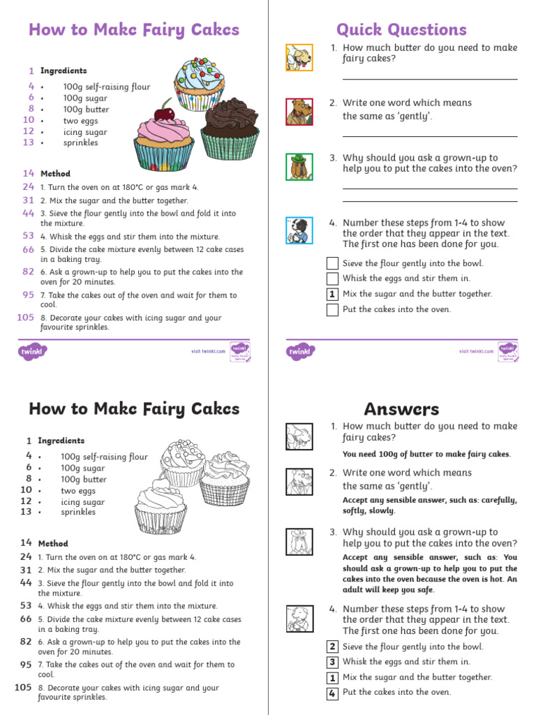 How to Make Fairy Cakes PDF Cakes Icing (Food)