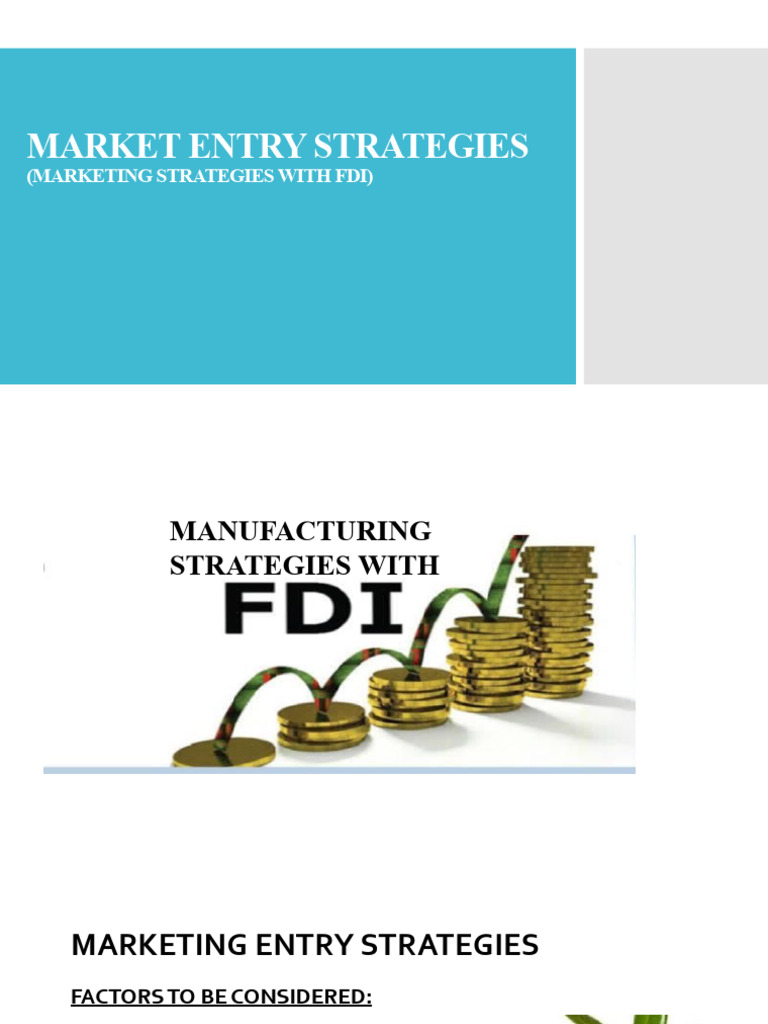 Market Entry Strategies 2 Pdf