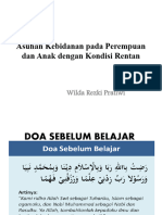 Konsep Perempuan Rentang (Pertemuan II)