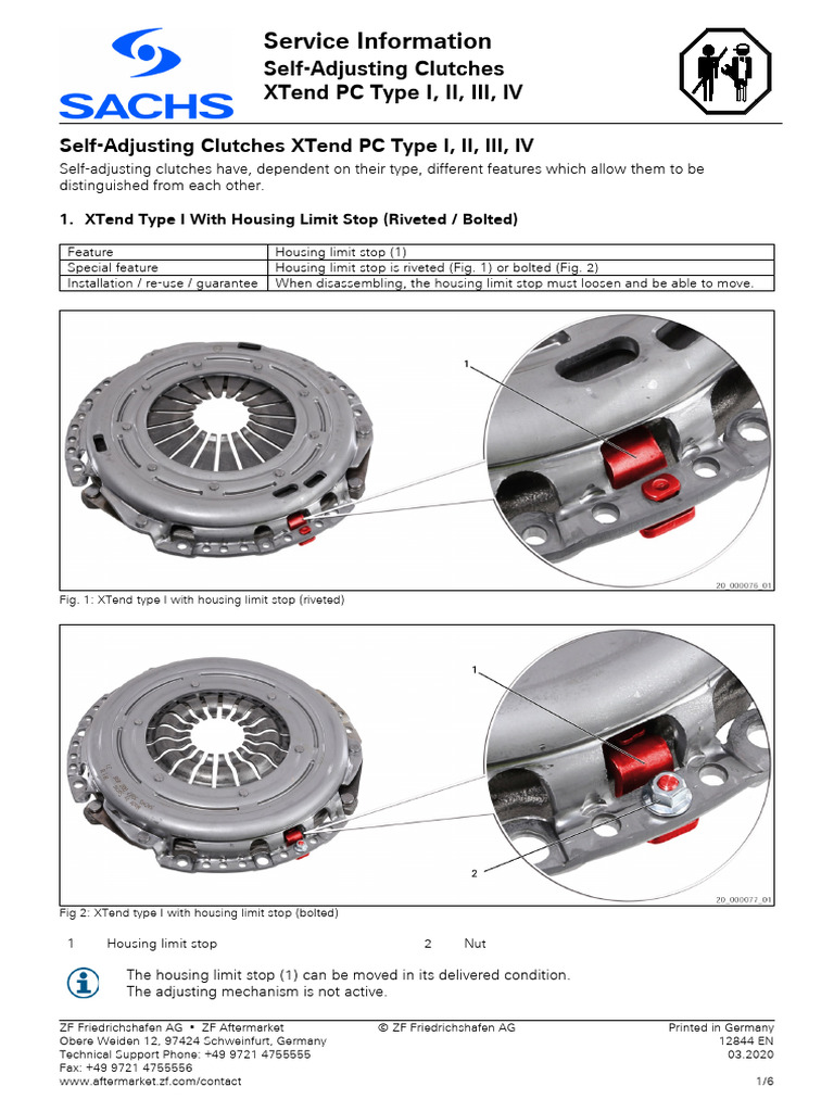 XTend Sachs clutch installation PDF Clutch Tools