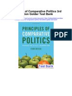 Principles of Comparative Politics 3rd Edition Golder Test Bank