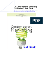 Principles of Contemporary Marketing 14th Edition Kurtz Test Bank