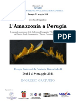 Amazzonia A Perugia Locandina