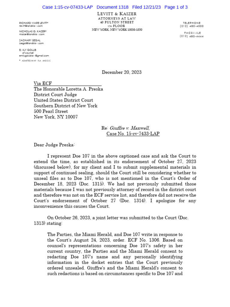 Epstein List Extension | PDF
