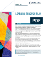 Oup Focus Learning Through Play