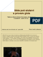 La Bibbia può aiutarvi a provare vera gioia