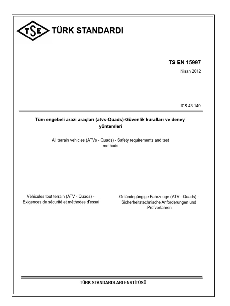 TS EN 15997 PDF (Eng) | PDF