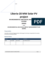 App E - Liberia 20 MW Solar PV Plant ESMS With ESMP - Final - 27102020 - Combined