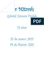 Bar Mitzvah Gabriel