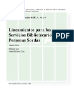 Servicios Bibliotecarios Personas Sordas