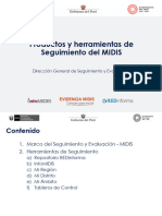 Lección 2 - Productos y Herramientas de Seguimiento Del MIDIS