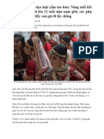 Ấn Độ đề xuất đạo luật cấm tảo hôn