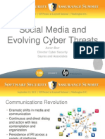Social Media and Evolving Cyber Threats: Aaron Barr Director Cyber Security Sayres and Associates