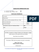 Resultados Tms Psu 2010