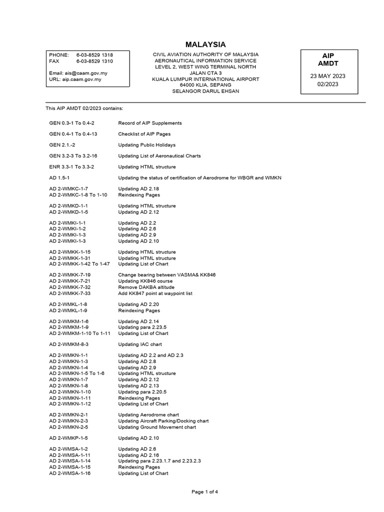 WM Amdt en MS | PDF | Airport | Transport Safety