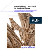 Living in The Environment 18th Edition Miller Solutions Manual