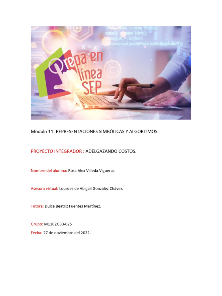 Proyecto Integrador Módulo 11 Pdf