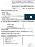 6° Ano L. Portuguesa TRILHA Semana 12