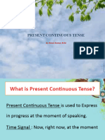 4 Present Continuous Tense